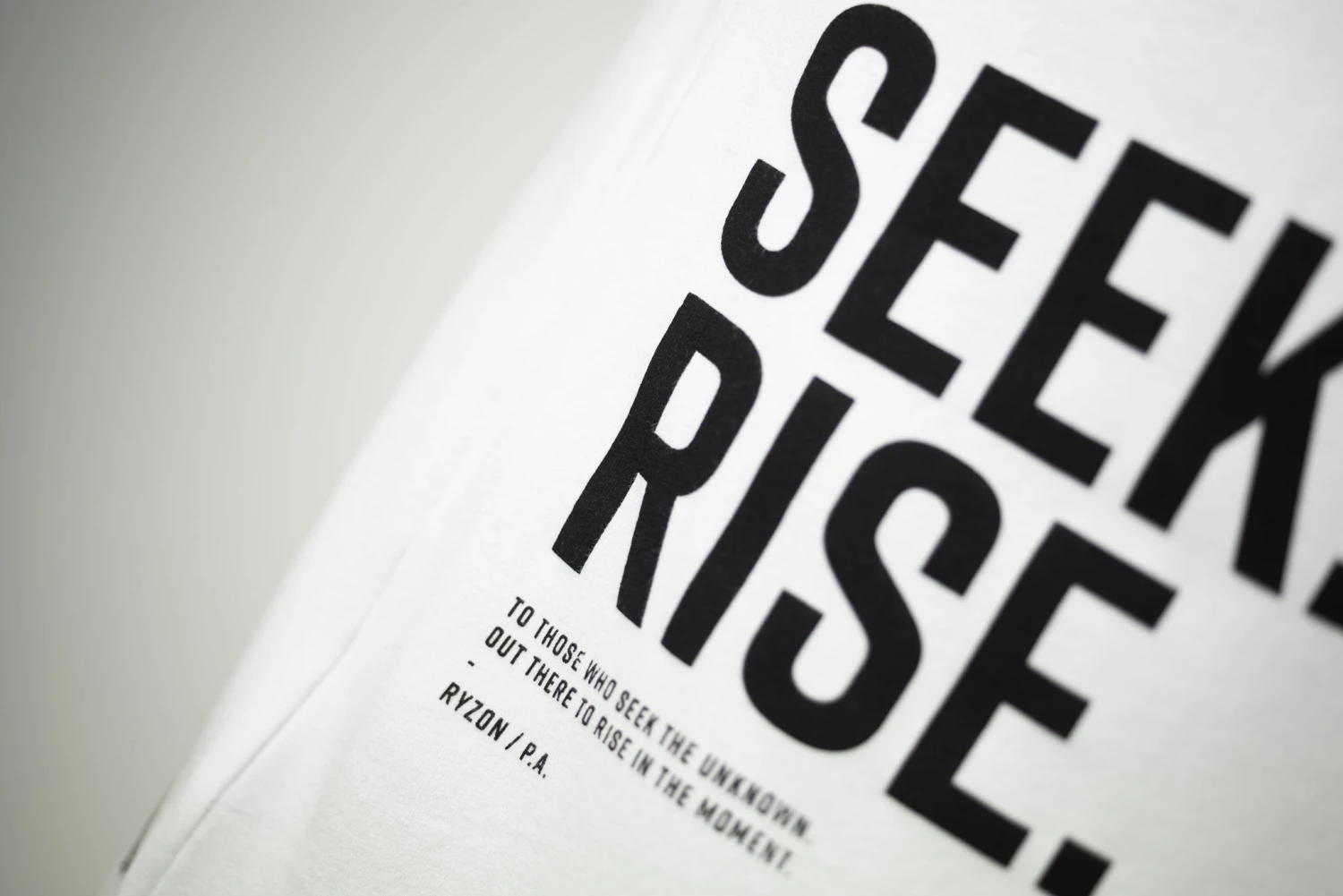 Ryzon Recharged Escape Organic Tee Men "Seek/Rise" 6 Ryzon Recharged Escape Organic Tee Men "Seek/Rise"