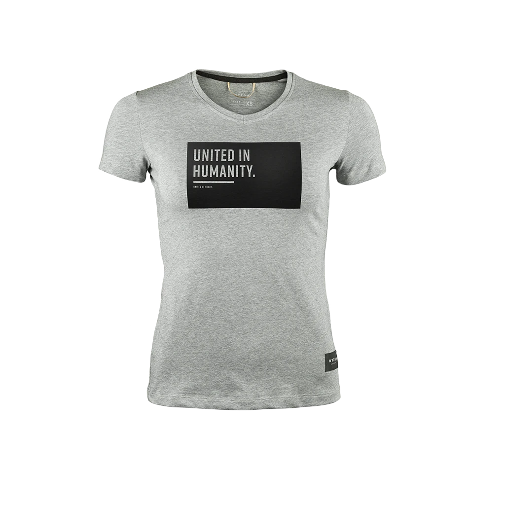 Ryzon Recharged Escape Organic Tee United In Humanity Women V-Neck 7 Ryzon Recharged Escape Organic Tee United In Humanity Women V-Neck